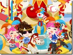ameba-pico-2012-3-3times2 smiles w karen in circus theme castle